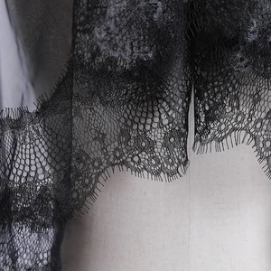 Neuankömmlinge Brautschleier einer weiblichen Schicht schwarzes Mädchen Makella Hochzeitsschleier Halloween Cosplay Braut Kostüm 2024 12 Hauptverkäufe Mantilha - №11