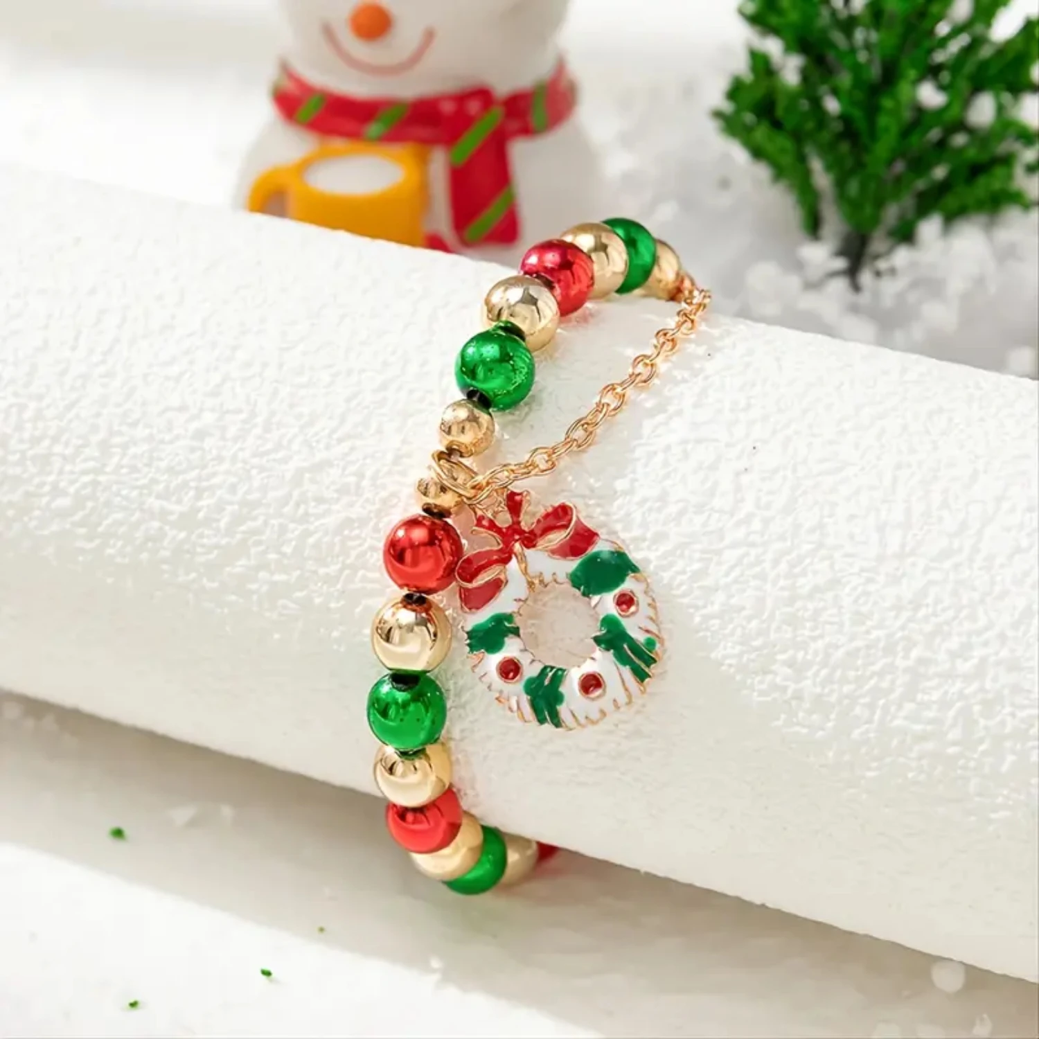 Elegant Christmas Gift Jewelry Set - Handcrafted Beaded Accessories for Festive Season