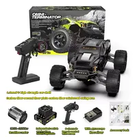 RLAARLO RC Cars RZ001 Monster Truck Omnipotent Terminator 4WD 1:10 Brushless Electric Off Road RC Model Toy Car Christmas Gift