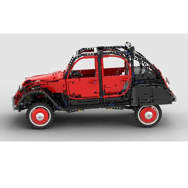 Blocos De Construção De Carros Clássicos Para Crianças, Racing Gear MOC-152745, Montagem De Modelos, Puzzle Toy, Presente De Aniversário, Presente De Natal, 2291Pcs