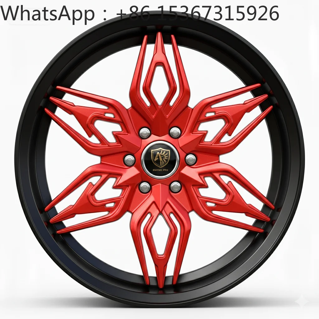 18-28 Inch 2-Piece Deep Concave Polished Forged Wheel Rims 5x112 5x114.3 5x120 Universal Auto Modification Wheels