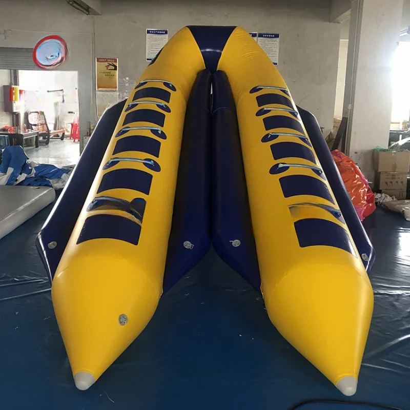 Sport Game PVC 10 Persons Inflatable Flying Fish Banana Boat For Sale