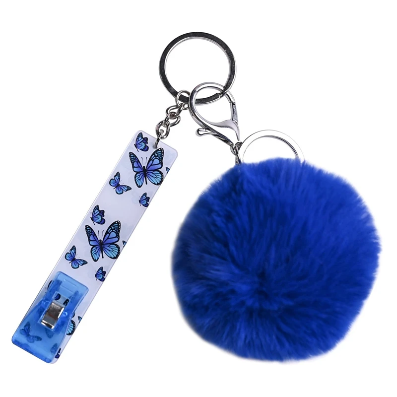 B37B-Card Grabber Keychain Card Puller For Long Nails ATM Card Clip Contactless Card Extractor For Women