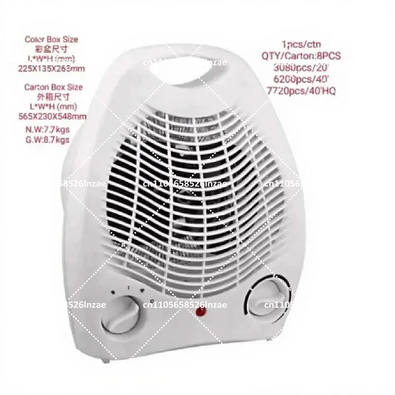 2000W Electric Heater Fast Heating Portable Space Heater with Thermostat, Quiet Operation for Office Home