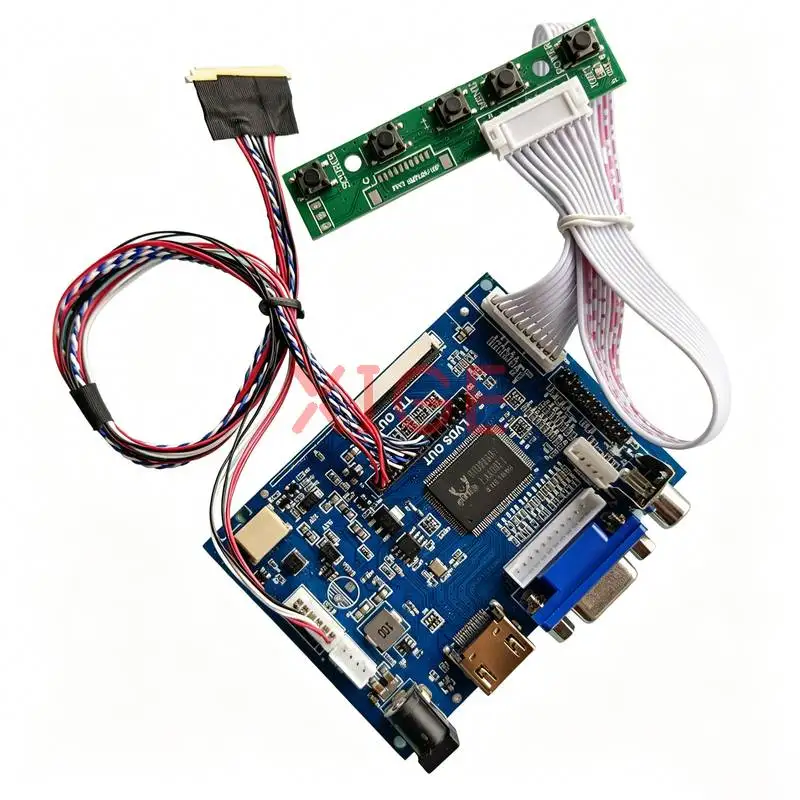 

Controller Board Fit CLAA133UA01 LP133WD1 LP133WD2 N133FGE LVDS-40Pin 1600*900 Laptop Monitor Panel 1600x900 AV+HDMI+VGA DIY Kit