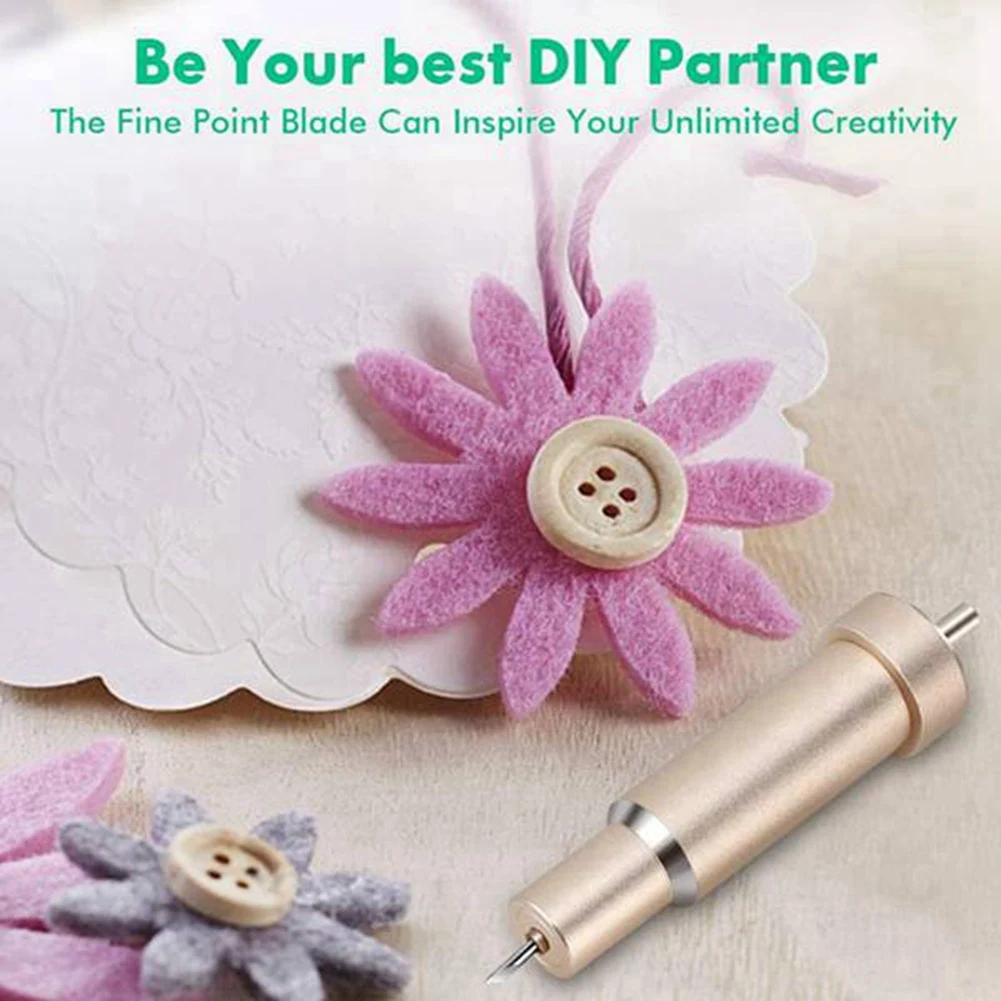 جديد 15 قطعة قسط غرامة نقطة شفرة القطع الفينيل استبدال الراسمة السكاكين لصانع الكريكت + 1 قطعة حامل لصانع الكريكت