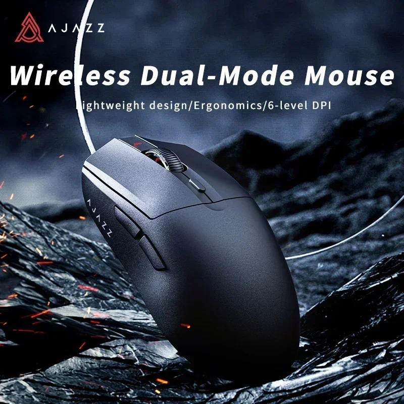 AJAZZ AJ139 Wireless Dual-mode Mouse 16000DPI Low Latency Lightweight Cable Esports Gaming Mouse  Pc Gamer Accessories