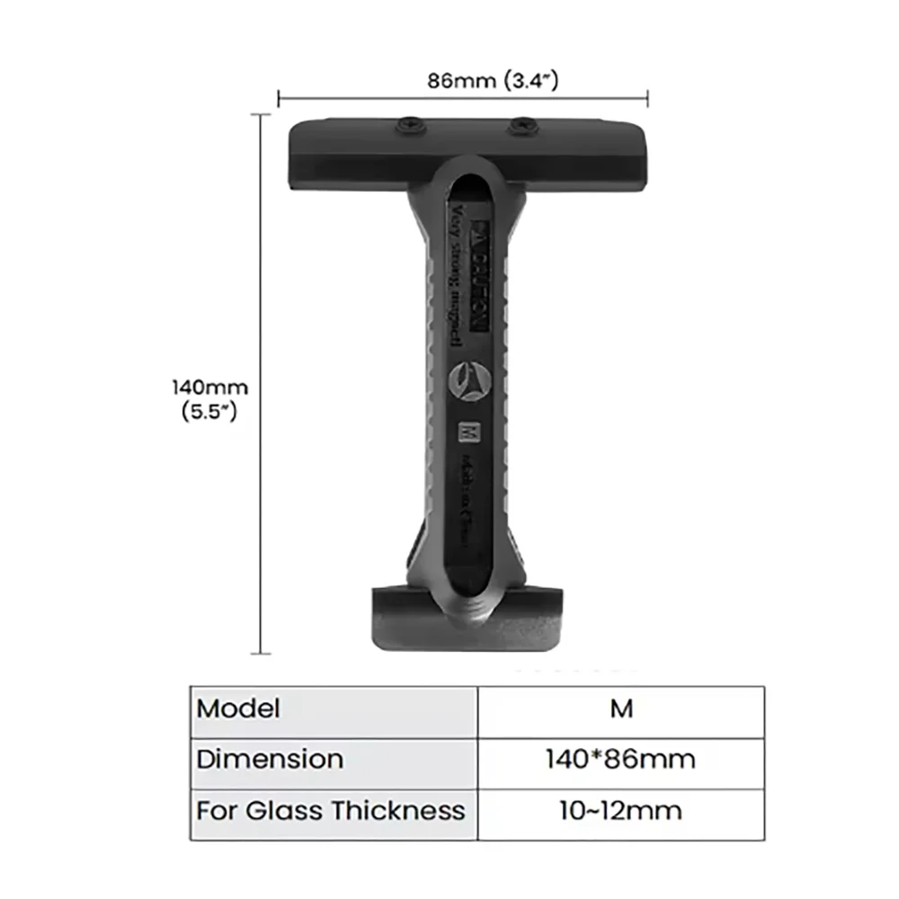 Magnetische Aquarium-Glas-Algenschaber, Glasreiniger, Schrubber, saubere Bürste mit Edelstahlklinge