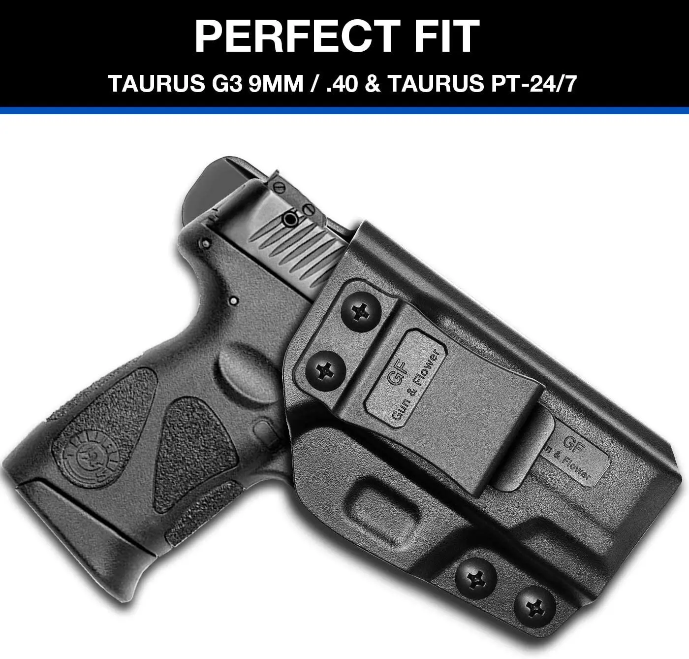 IWB لحافظة الحمل المخفية لـ Taurus G3 / Taurus PT24-7، Adj. لا يحتفظ باليد اليمنى #1