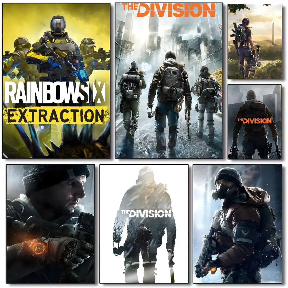 Tom Clancys The Division Poster HD art sticky wall waterproof home living room bedroom bar aesthetic decoration