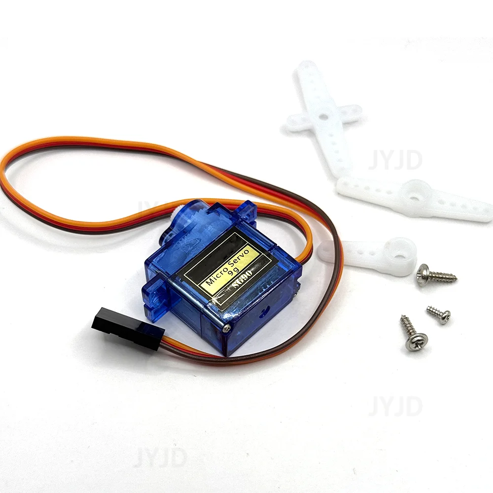2PCS SG90 9G Micro Servo For RC Airplanes Fixed Wing Airplane Model Telecontrol Airplane Toy Mini Servo Motor 450 Helicopter