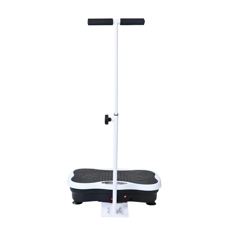 Mini Fitness Body Slimmer Vibration Plate Crazy Fit Handle Exercise Equipment Electromagnetic Type PC Material 150kg Load Home