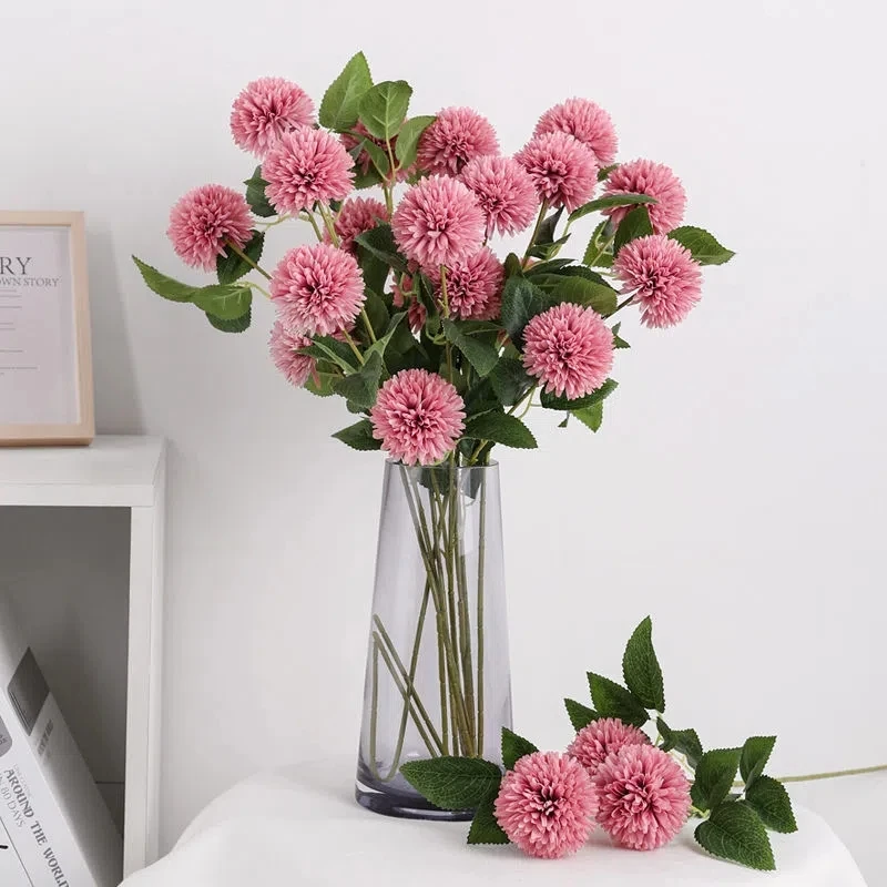 High-value Dandelion Simulation Bouquet High-end Restaurant Desktop Simulation Flower Ornaments Home Warm Decoration Supplies