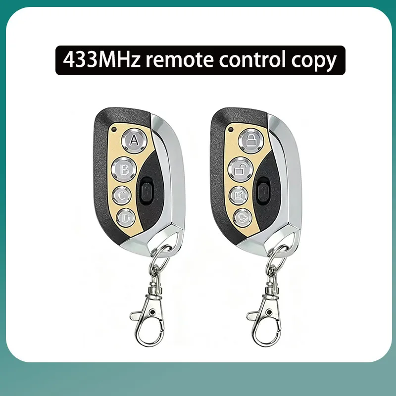 Auto Remote Control Duplicator 433MHZ Control Garage Door Metal Remote Controller For Car Garage Door Electric Curtain