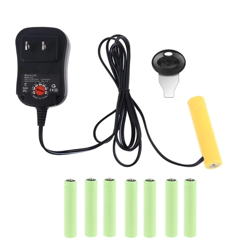 3-12V Adjustable AAA Battery Power Adapter Replace 2-8pcs AAA Battery