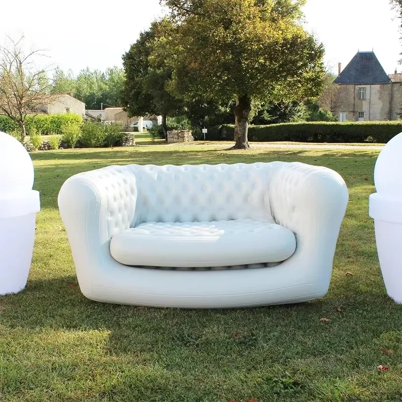 Airtight Outdoor Inflatable Sofa Jumping Trampoline Commercial Bouncy Foldable Portable Sofa Furniture for Event Party