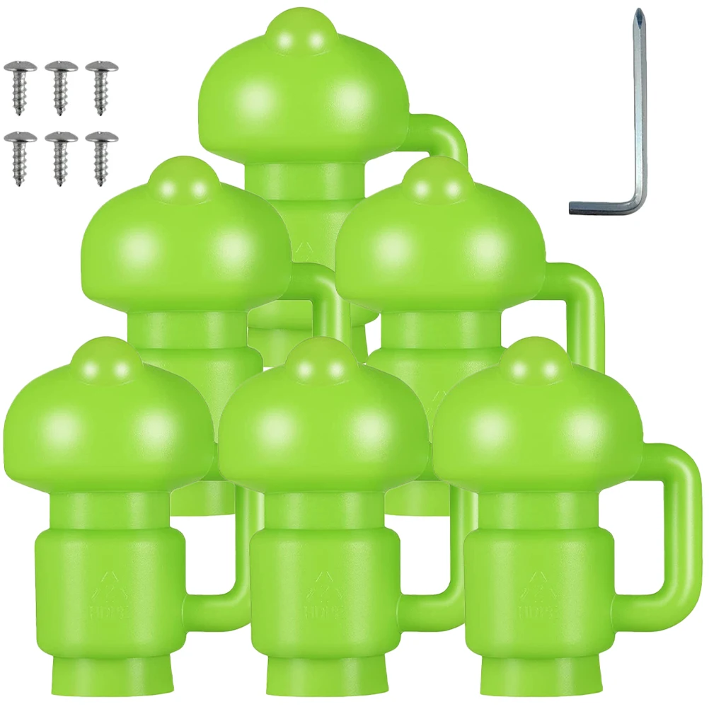 Frog End Cover Trampoline Tube Sleeve Hard Hat Parts Caps PP Net Pole Wear Resistant Rod Cover Plastic Trampoline Accessories