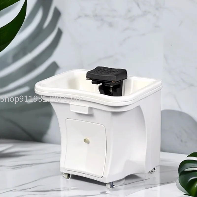 Shampoo Bowl and Chair Mobile Basin Wash Hair Salon Women's Beauty Chairs Makeup Professional Cosmetic Bed Spa Machine Washbasin