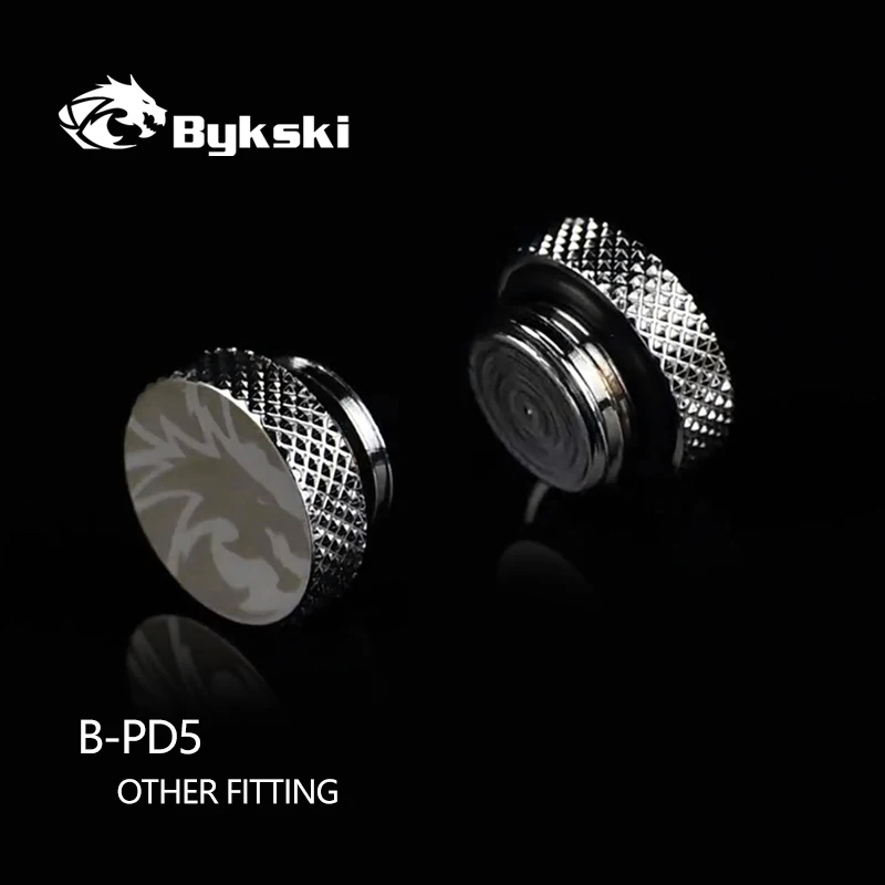 BYKSKI B-PD5 G1/4'' Plug Water Cooling System Metal Sealing Lock Radiator End Plug PC Accessories Brass Fitting Multicolored