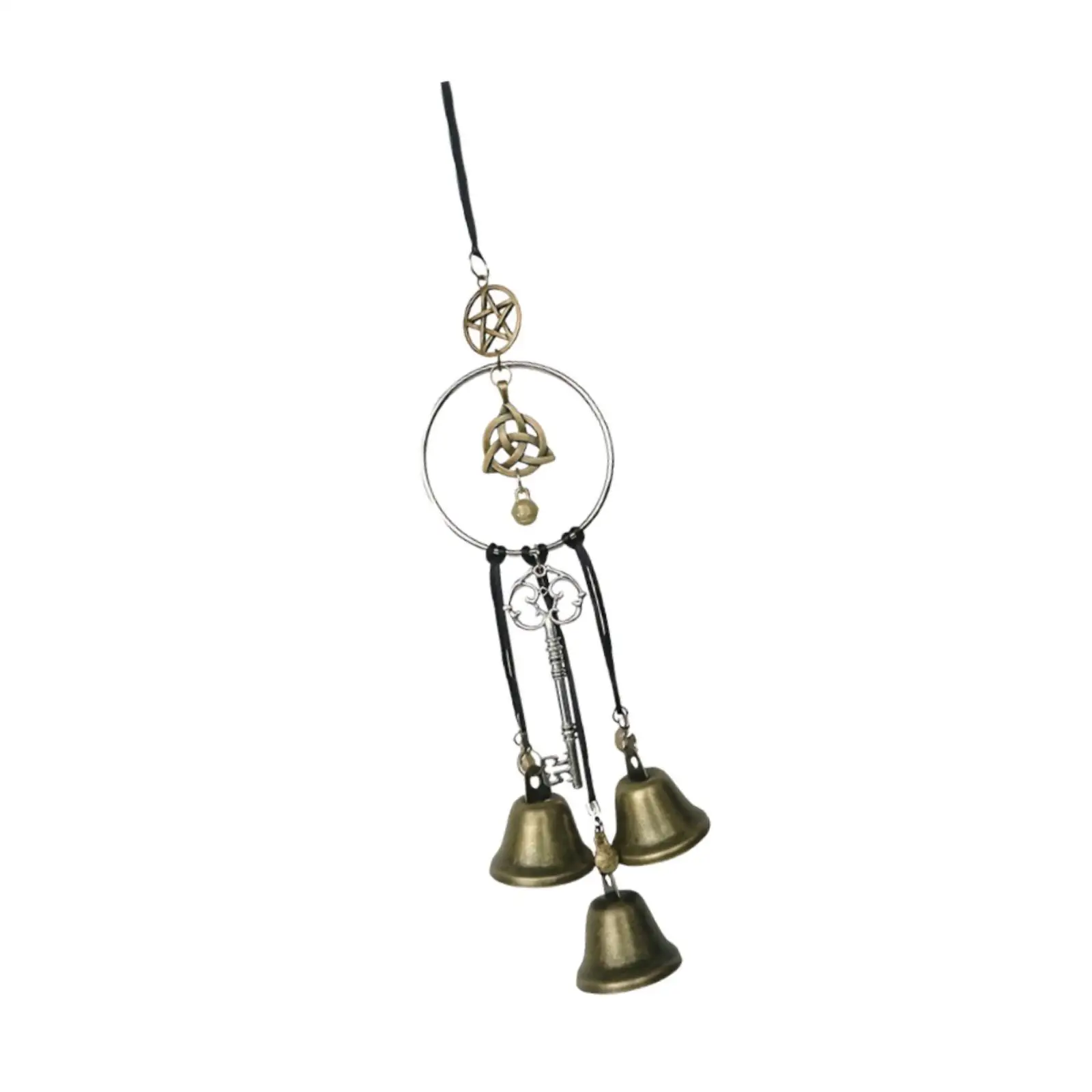 Wind Chimes Bells Hanging Door Knob Bell Boho Chic Home Decor DIY Window Hanger for Witchy Vibes