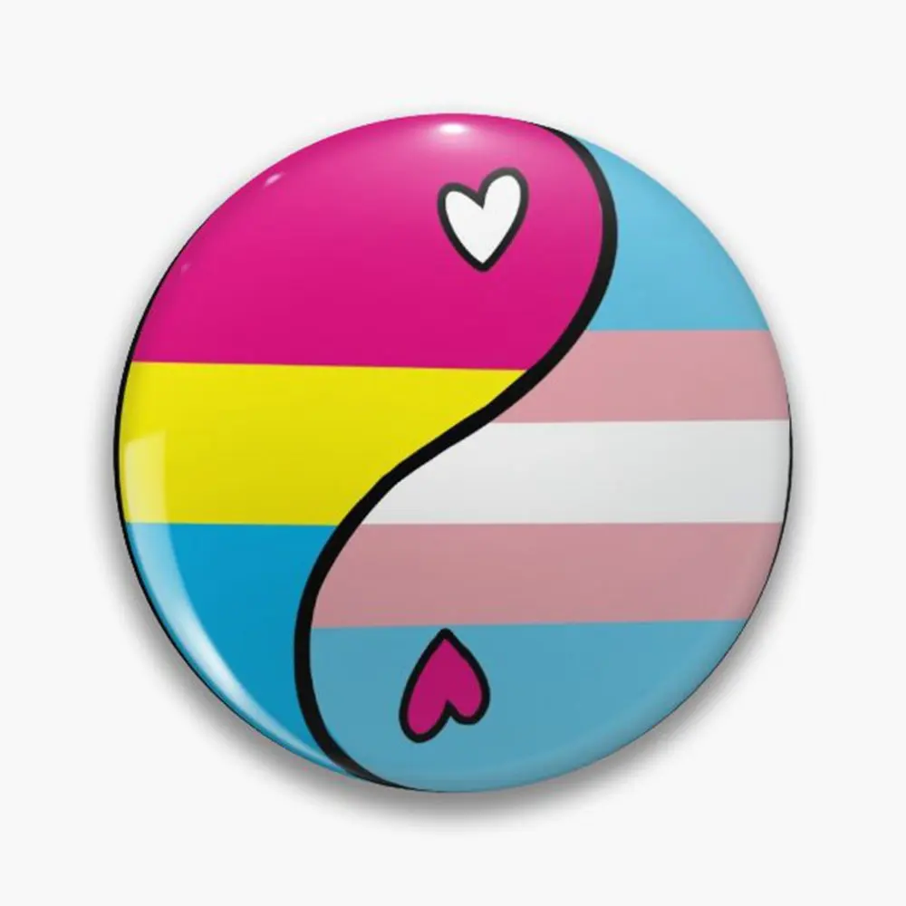 LGBT PRIDE Pins spilla GAY lesbiche TRANS GENDER Pin Badge amici regali di laurea idee cuore Pronoun spilla bottone donna uomo