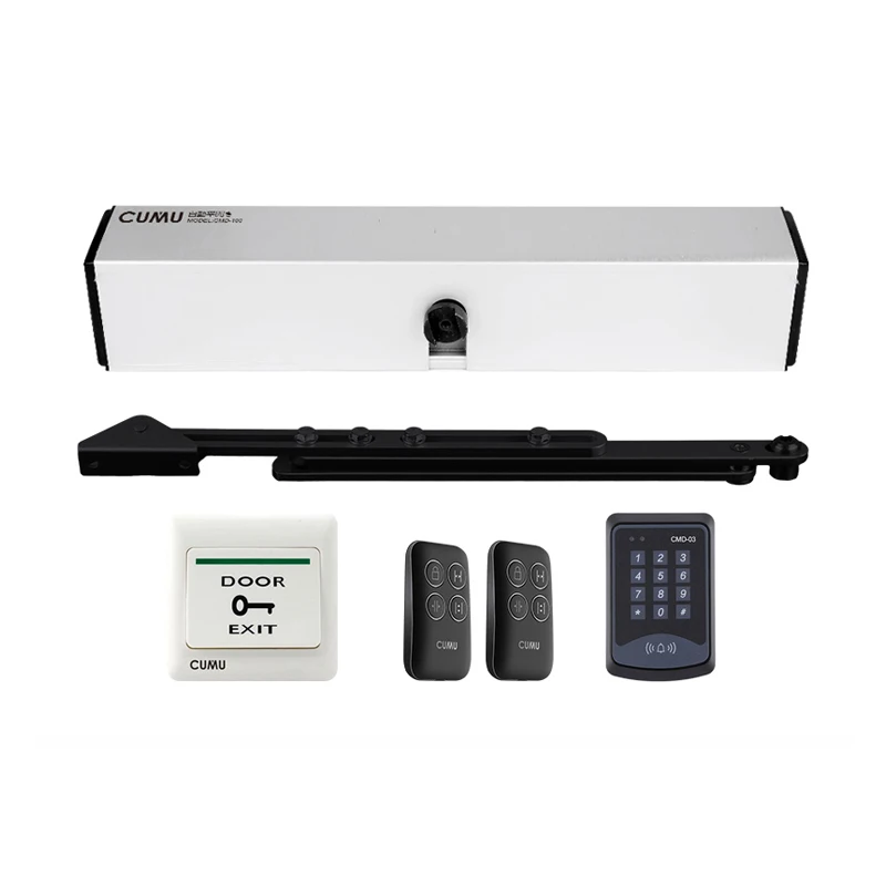 

CUMU Automatic Double Door Opening Systems DC 24V Brushless Motor Swing Gate Operator for Hotels & Workshops Modern Design