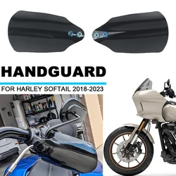 Motorcycle Hand Shield Guard Handle Handguard Protector For Harley Softail Low Rider ST 117 FXLRST Deluxe FLDE Street Bob 18-23