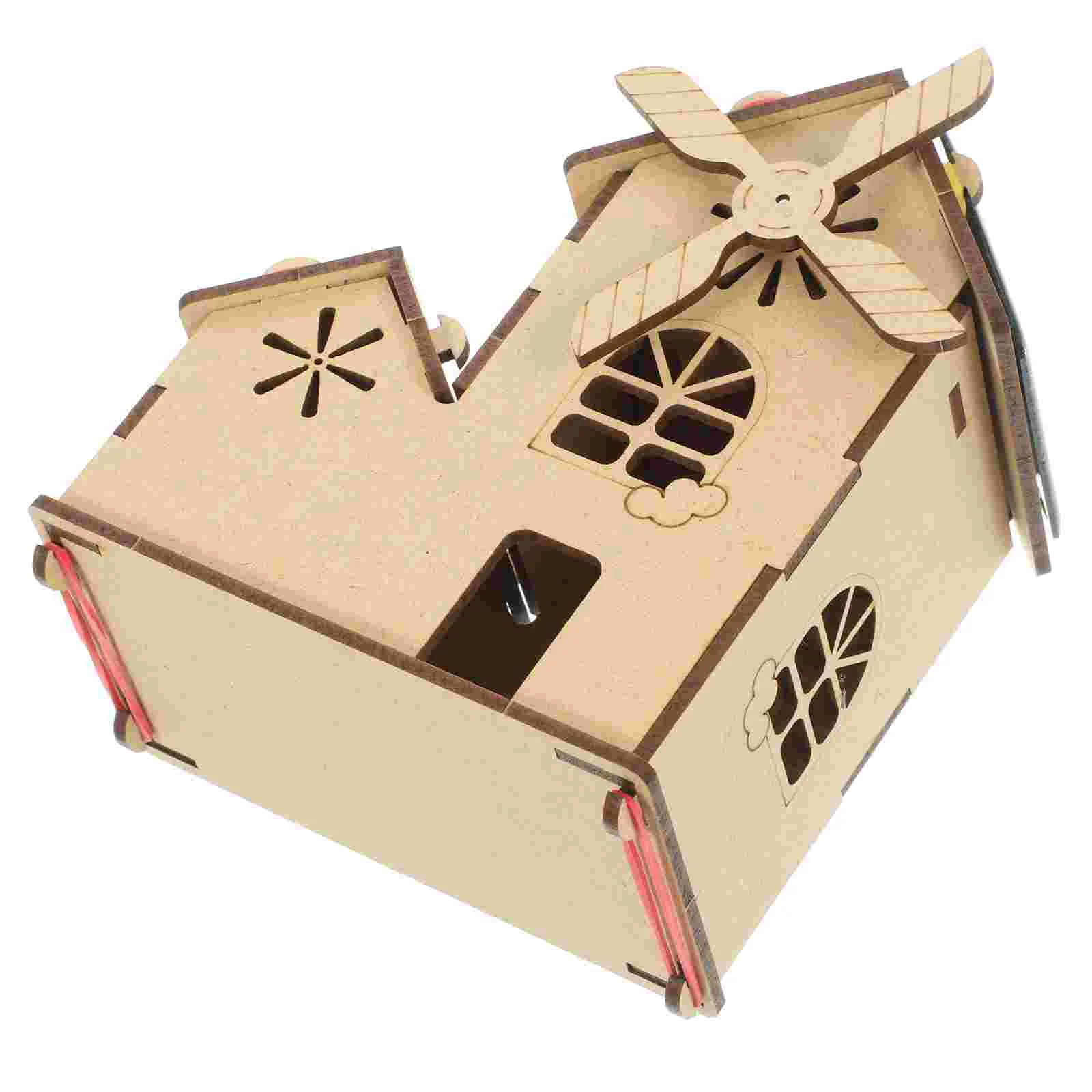 Petites maisons bricolage cabine solaire expériences d'ingénierie éducatives Kit de jouets Kits scientifiques projets pour enfants enfant