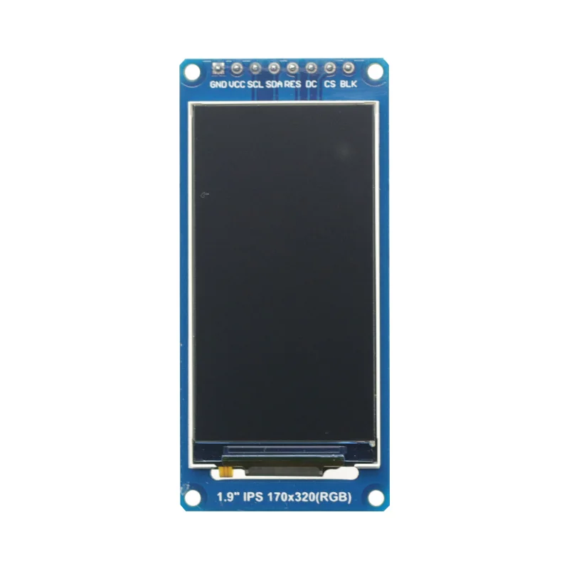 1.9 Inch IPS Full Angle TFT Display Screen LCD Screen Color Display Module SPI Serial Port High-definition 170x320 ST7789 IC