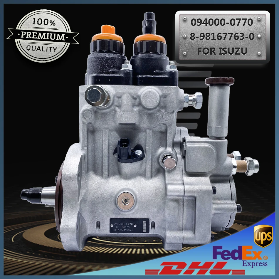 

High Quality 6WG1 Diesel Common Rail Fuel Pump 094000-0770 0940000770 8-98167763-0 for Isuzu GIGA