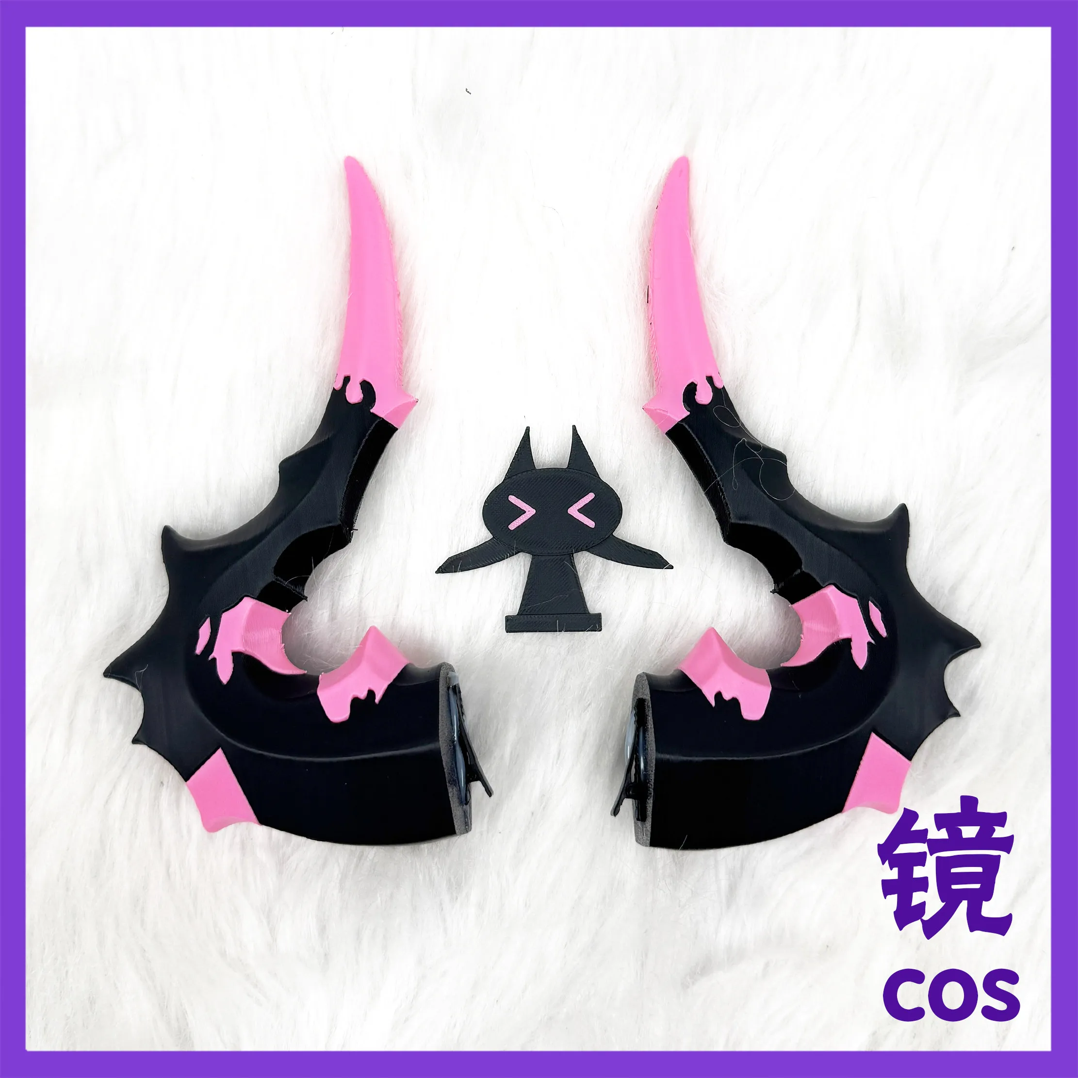 

Anime Arknights: Endfield Yvonne Cosplay Cartoon Angle Hairclip Corner Model Hair Slide Prop Barrette Headwear Accessories Gift