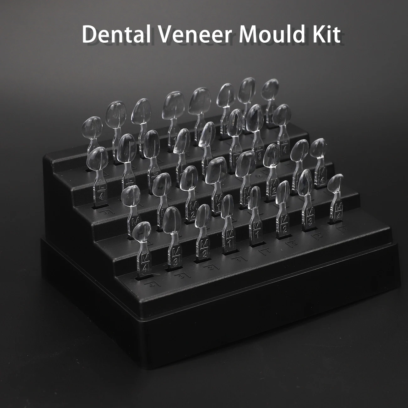 New 32pcs/Set Dental Veneer Mould Kit Composite Resin Mold Light Cure Autoclave Anterior Front Teeth Mould Teeth Whitening Tools