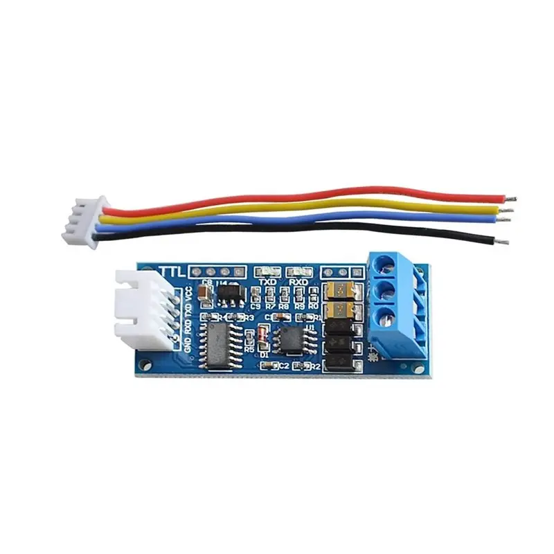 Módulo Convertidor B03B-TTL a RS485 3.3V/5.0V Compatible con 10 Piezas Dispositivo de Conversión de Control Automático de Hardware TTL
