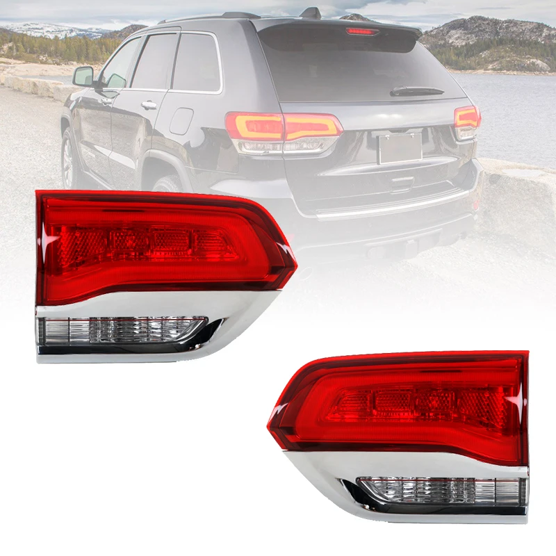 Car Rear BrakeTaillight For Jeep Grand Cherokee 2014 2015 2016 Lamp LED Inside Tail Light Turn Signal Indicator Brake Stop Lamp