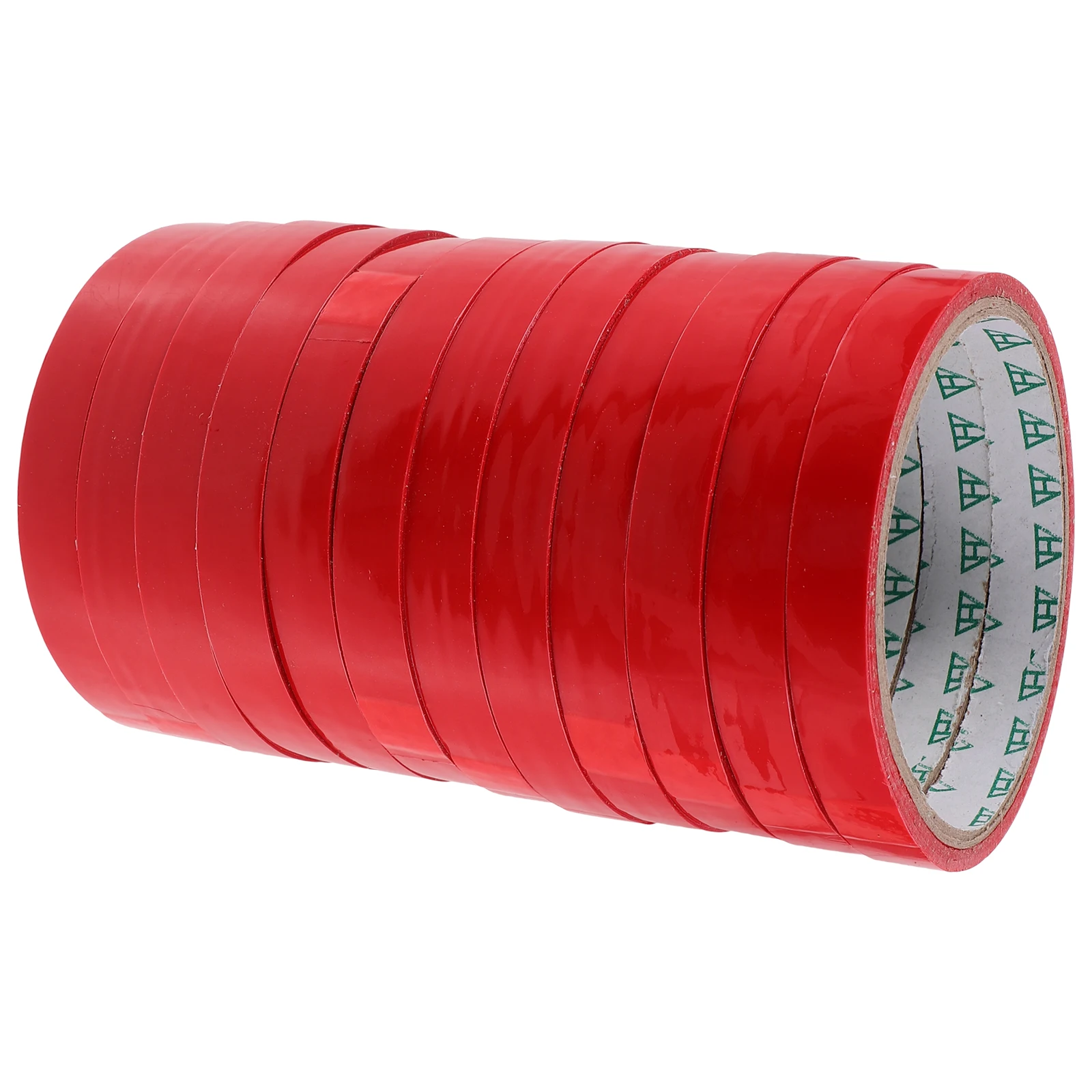 

12pcs 1.2cm Blue Sealing Tape for Supermarket Tying Machine Packing Bag Strong Adhesion Vegetable Sealer Packaging