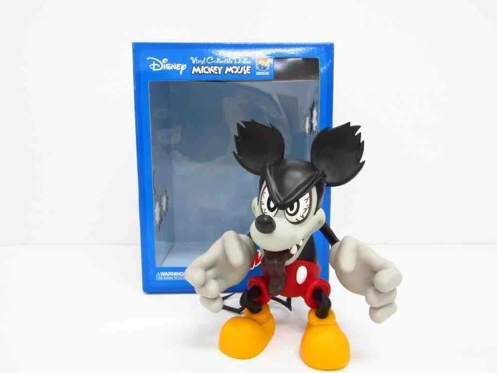 Crazy Mickey+Flying Brain +Runaway+Brain Medicom Toy Vcd-S Mickey Mouse (Escape Brain/Crazy Version)