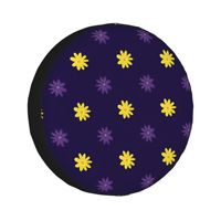 cute flowers 14''-17''Car  Wheel Tire Cover Spare Covers Case Bag Soft Protector Pouch Waterproof Car Tyre Protector