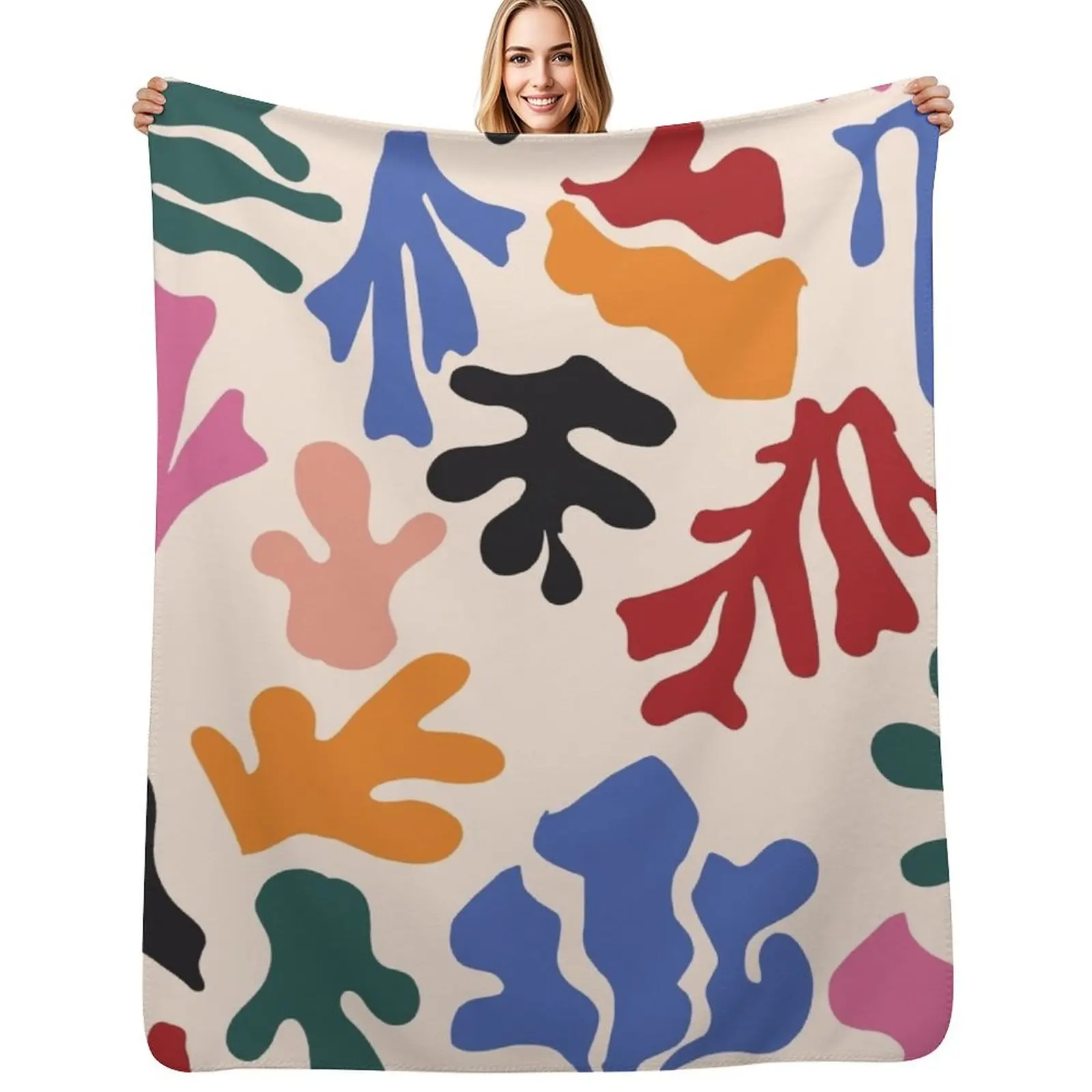 

Matisse patterns Throw Blanket Camping Sofas Luxury Kid'S Blankets