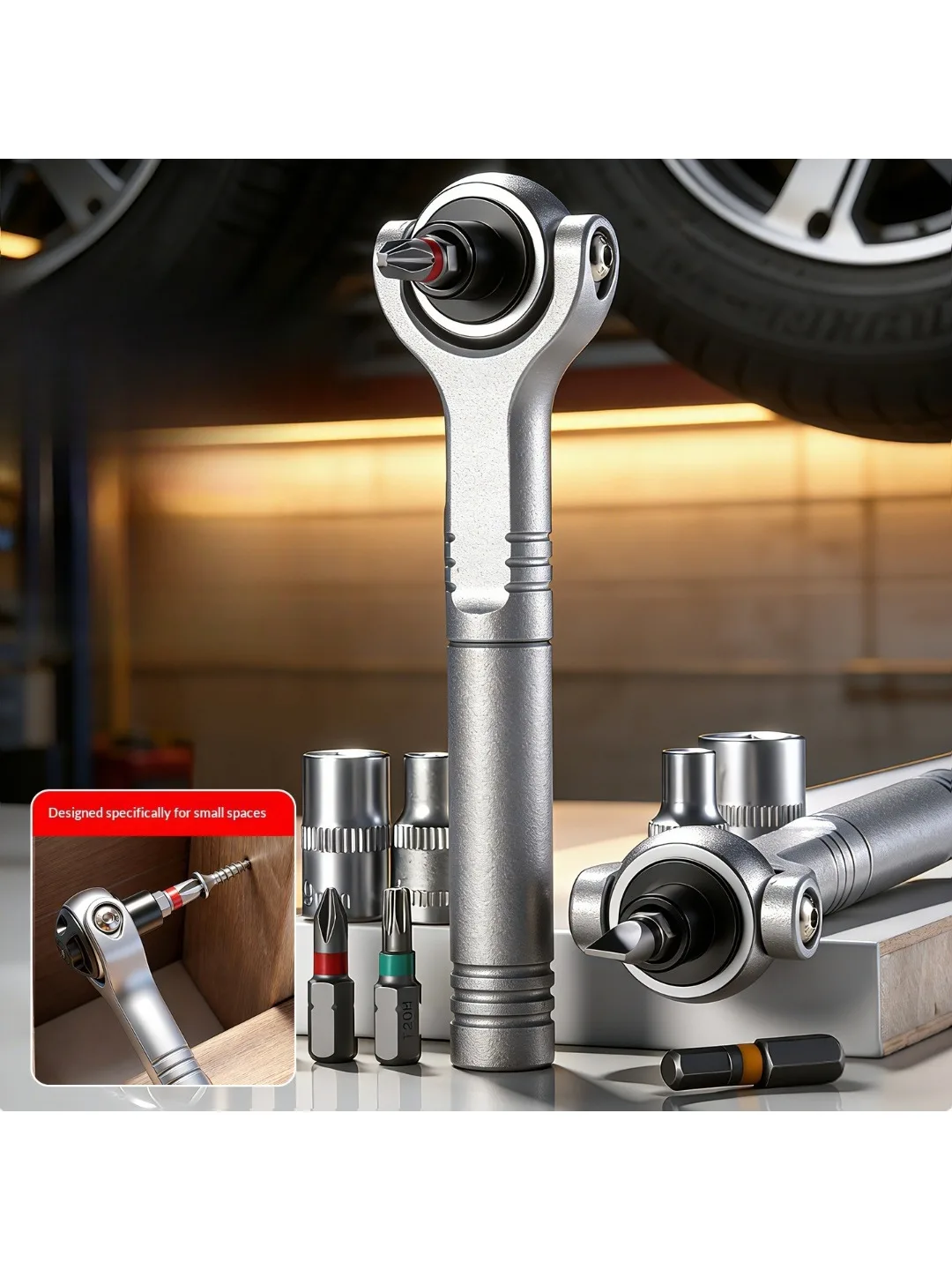 AliExpress NONE 2026 New Ratchet Tool Box Set Magnetic Wrench Semi-automatic Multi-purpose Sleeve Kit DIY Screwdriver Torque Toolbox Bicycle Ac