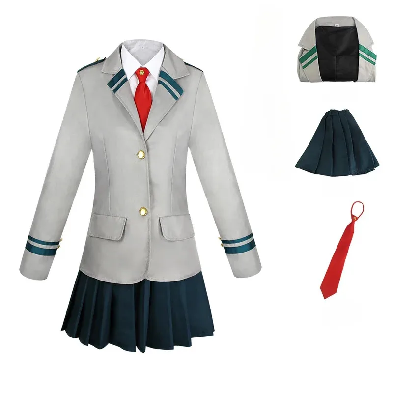 My Hero Academia Anime Midoriya Izuku Cosplay Costume Todoroki Shoto School Uniform Set Wig Unisex Suit hw;3'f,6;t.8'