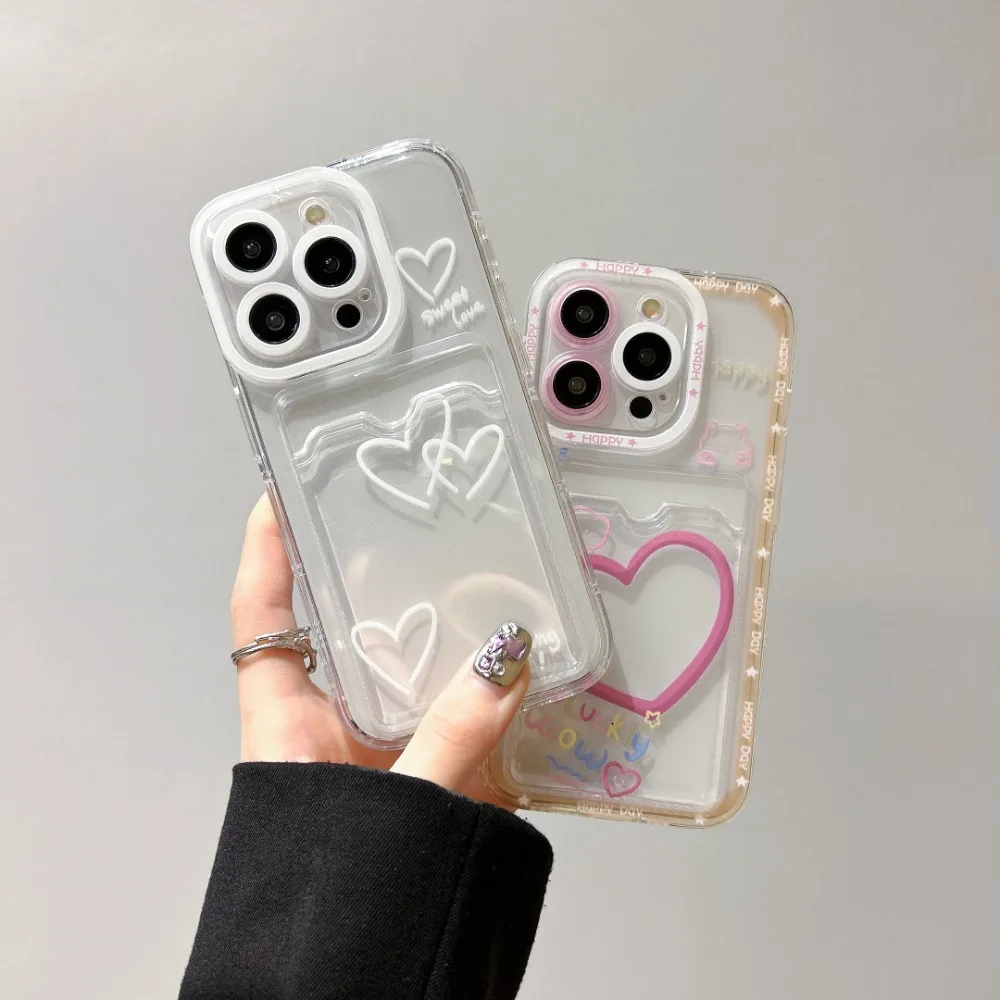 White and Little Bear Love Silicone Phone Case For IPhone 15 14 11 12 13 Pro XS Max Soft Cover 7 8 Plus X XR SE 2020 2022 Funda