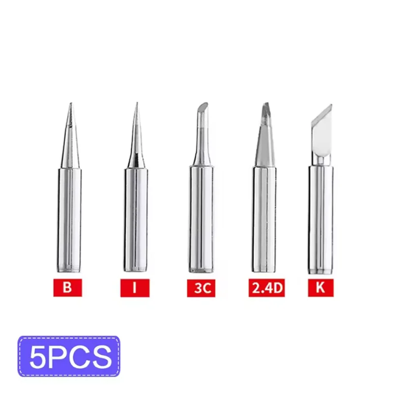 STONEGO 5PCS/10PCS Soldering Iron Tips Soldering Iron Head Set DIY Electric Soldering Iron Replacement Tip Repair