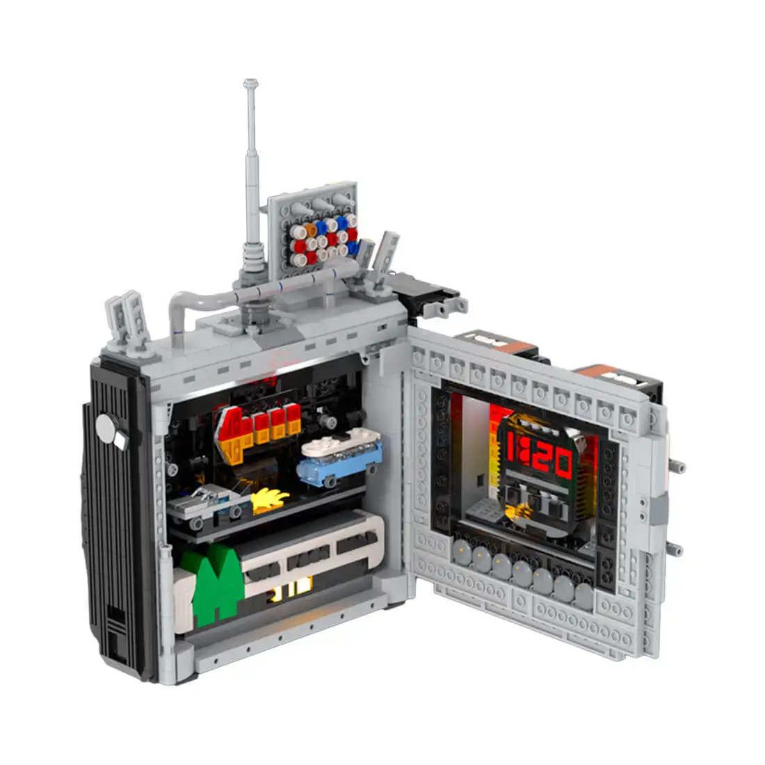 

Custom MOC-163490 Time Machine Controller DIY Assembly Building Blocks (2140PCS)