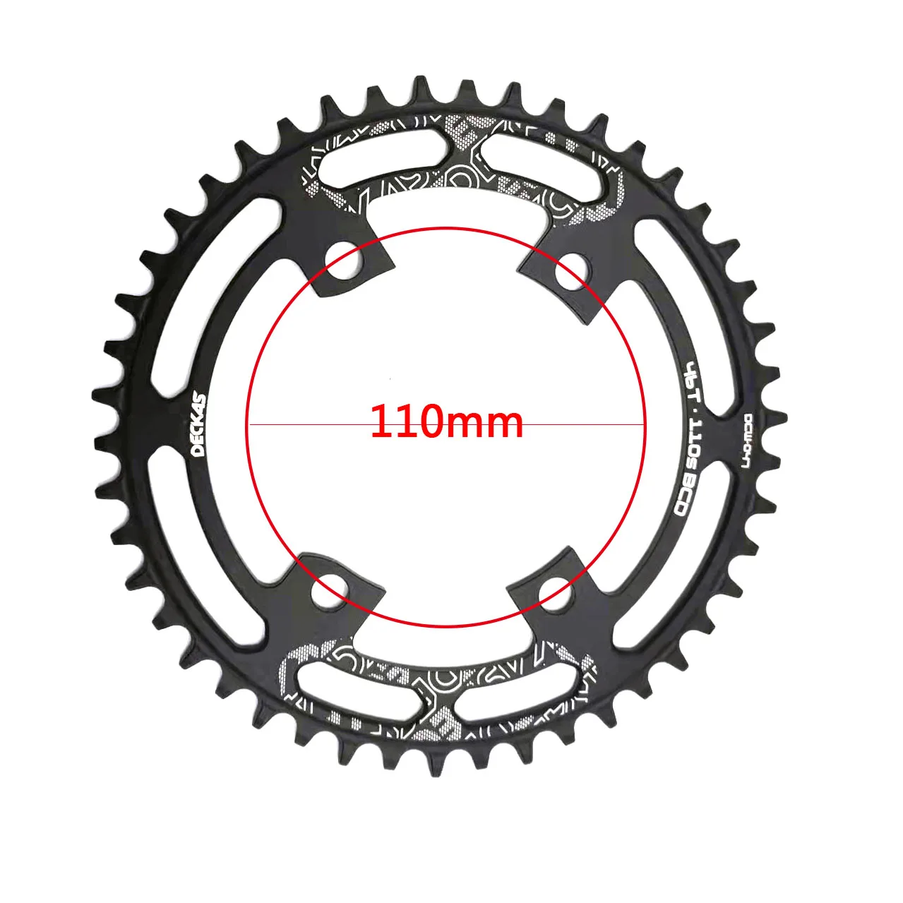 DECKAS 110BCD 4Claw Chainring Road Bike Narrow Wide Chainwheel forShimano Crankset R7000 R8000 R9100 R9000 5800 6800 R2000 R3000