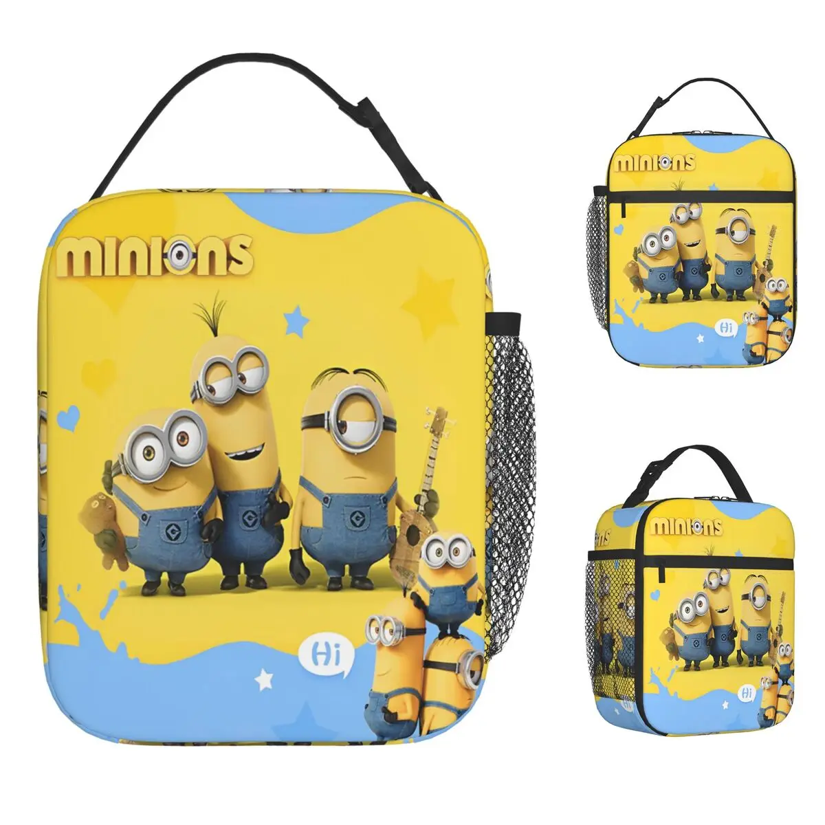 

Изолированная сумка-холодильник для обеда M-Minions Bob Stuart Контейнер для обеда большой емкости, ланч-бокс, сумки для хранения еды