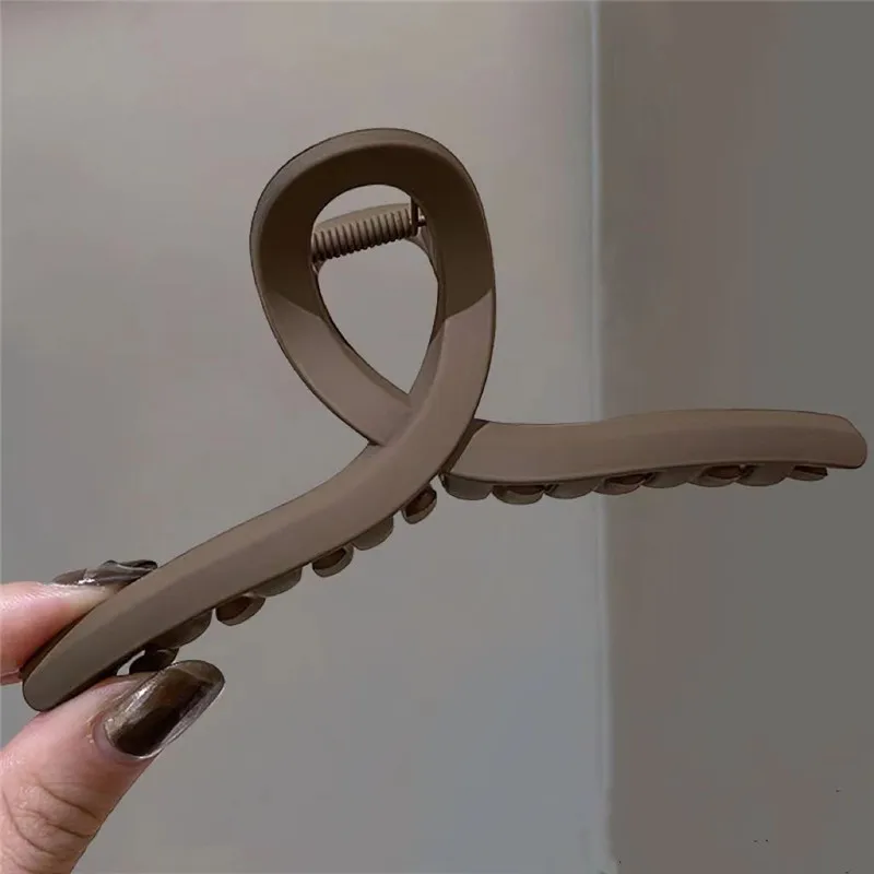 2/4 Stück Damen Haarklammer Kreuz Matt Haarspange Modische Haarspangen Große Haarkrallen Mädchen Koreanische Haaraccessoires – Detail 5