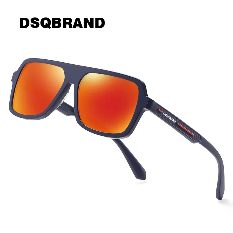 Fashion Vintage Square Sports Sunglasses Men Women Fishing Driving For dsqbrand Designer Sun Glasses Anti-Glare UV400 Eyewear