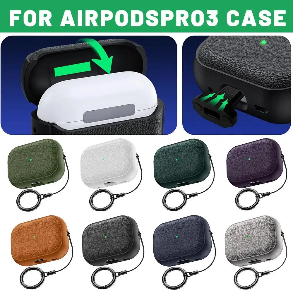 ﻿   2025 جديد بلوتوث حقيبة سماعة الاذن ل Airpods pro3 الغطاء الواقي بولي Pattern نمط بلوتوث سماعة غطاء سماعة الملحقات