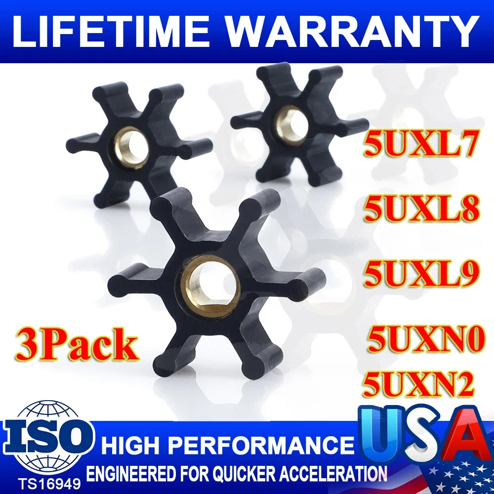 

3 packs Impeller for Utility Water Transfer Pump Fits 1/10th HP & 1/12th HP NEW