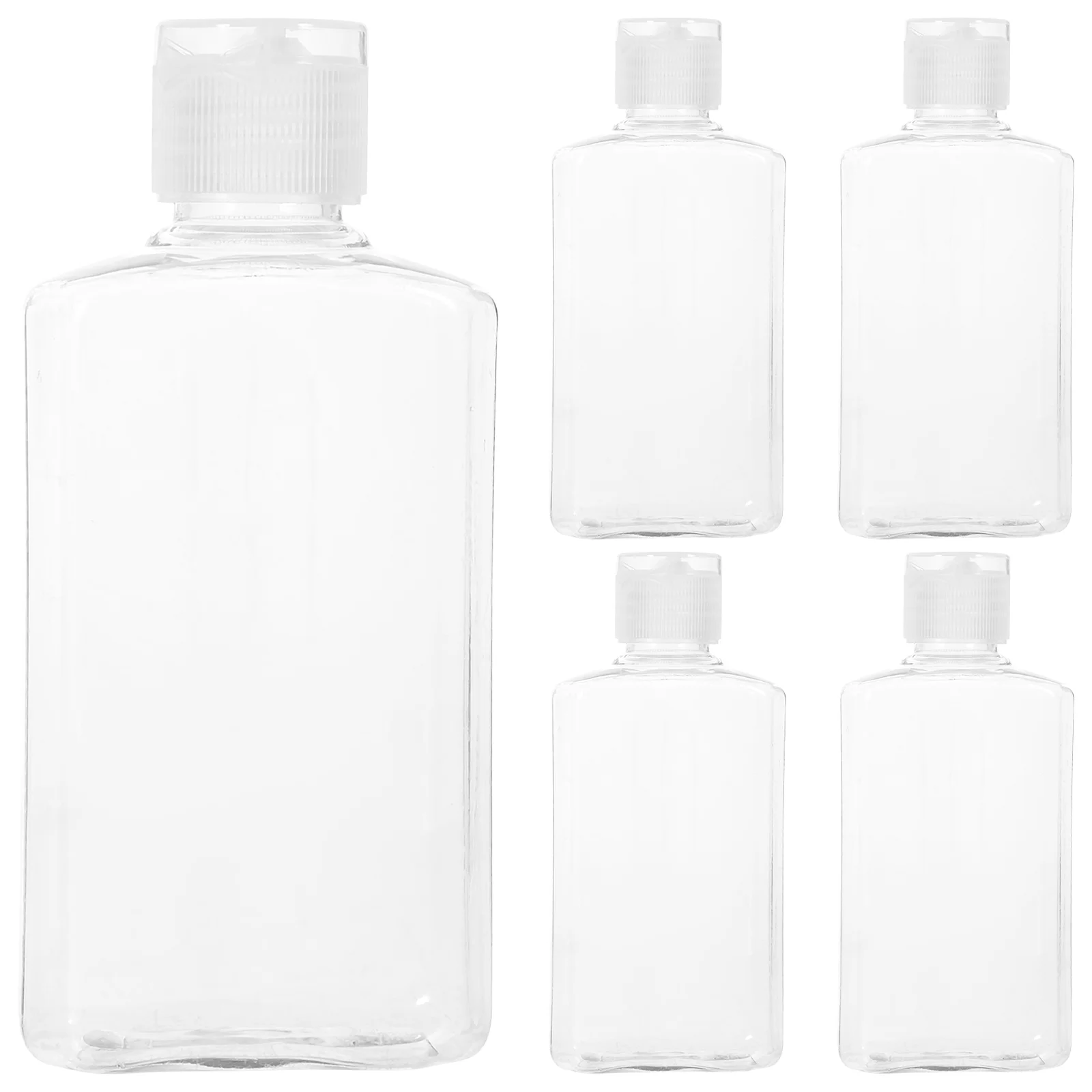 

5pcs Refillable Plastic Bottles Multi-function Squeeze Bottles Plastic Bottles Bottles refillable bottles